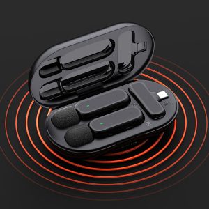 Wireless Mini Lavalier Microphone With Charging Chamber