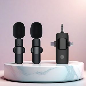 Wireless 3-in-1 Lapel microphone