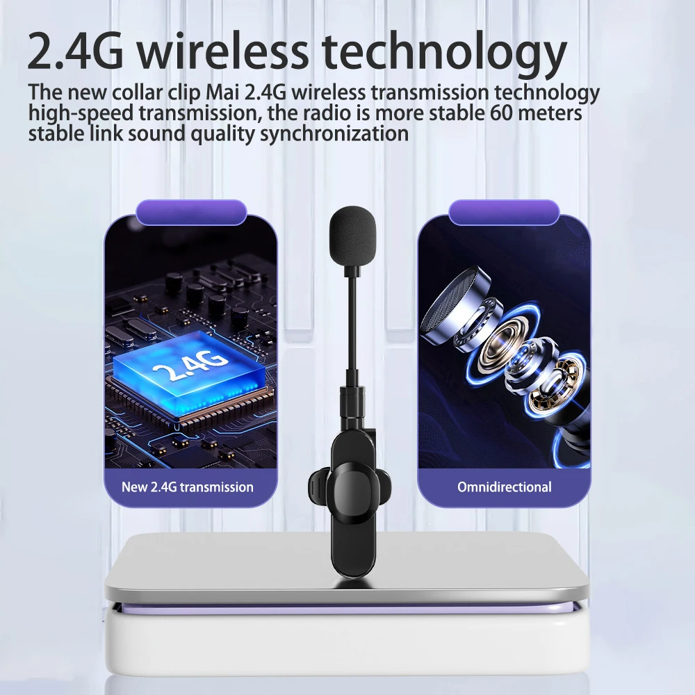 Wireless 3.5mm Collar style Microphone - Image 4