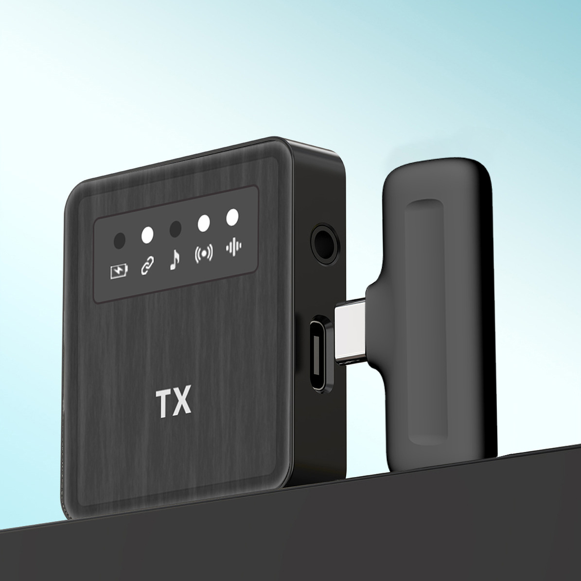 Square Outdoor Recording Wireless Lavalier Microphone - Image 2