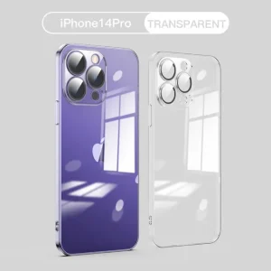 Electroplated TPU Transparent Phone Case For iPhone