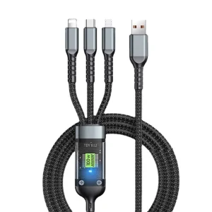 3 In 1 USB 100w Fast Charging And Data Cable