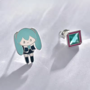 Hatsune Miku Theme Earrings