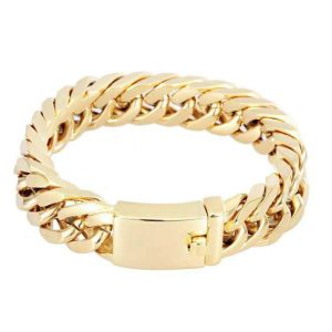 18K Gold Plated Cuban Link Bracelet